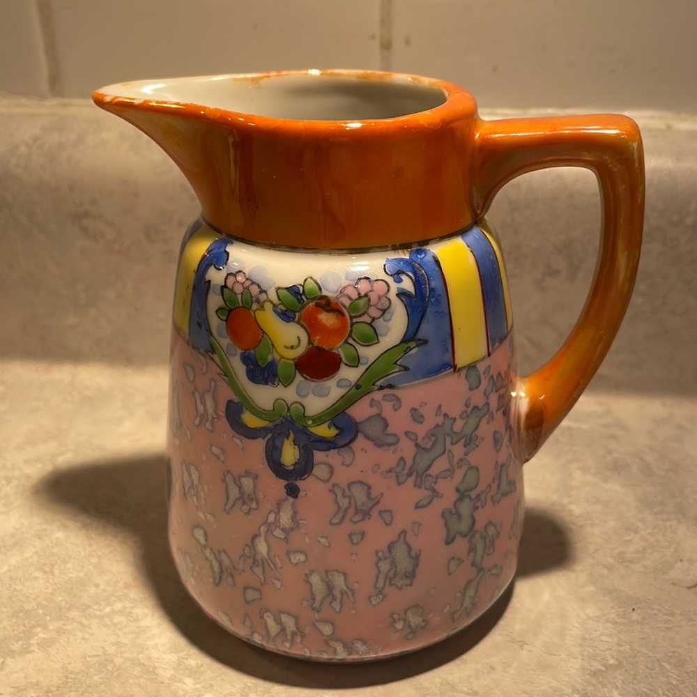 Vintage Gold Castle pitcher